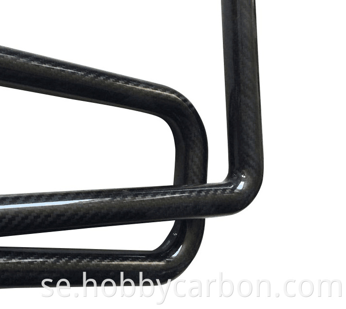 Carbon Fibre Bent Tube Twill Matte